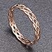 SOMEN TUNGSTEN 925 Sterling Silver Celtic Knot Eternity Band Ring Engagement Wedding Band 4mm Size 4-11