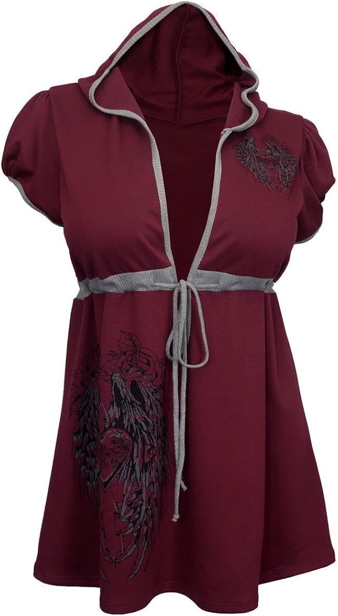 angel wing hoodie plus size