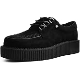 T.U.K. Faux Suede Creeper Sneaker for Women and Men | 3 Dring Lace Up Shoes and Interlace | Classic Round Toe and Sole | Comfort for Everyday Wear
