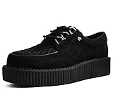 T.U.K. Anarchic Faux Suede Black Creeper Shoes for