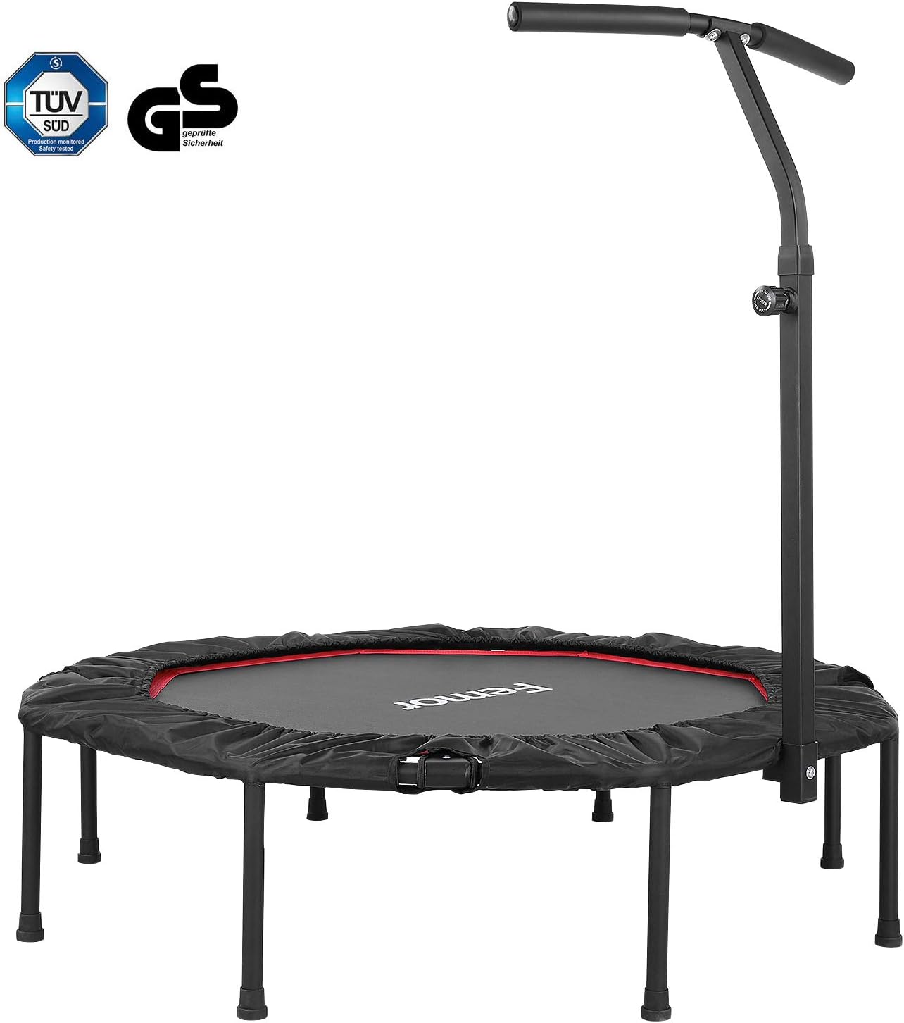 femor Fitness-Trampolin, Trampolin faltbar, Ø127cm, leise