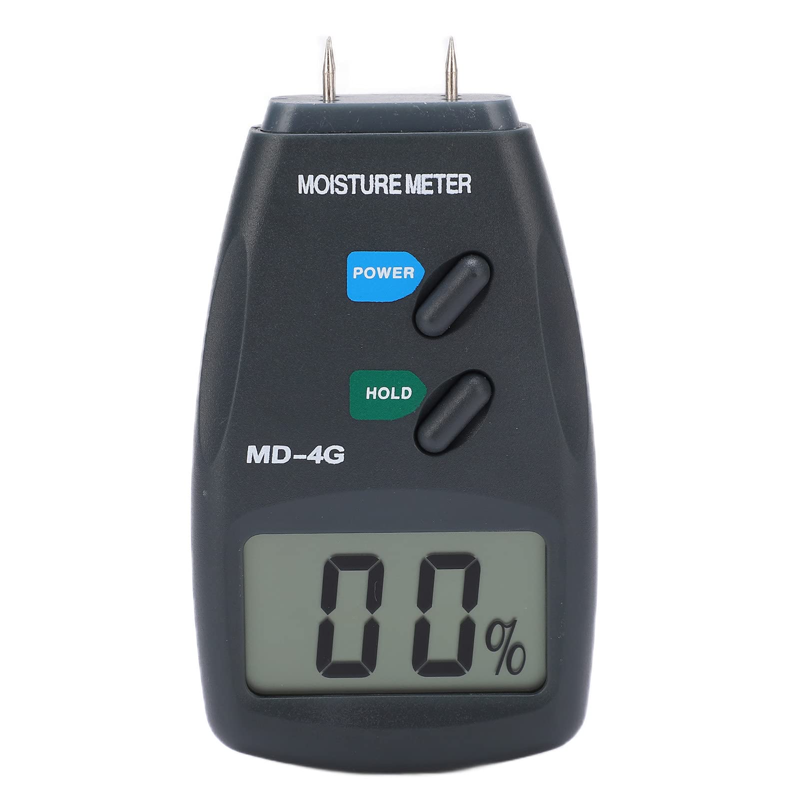 Wood Moisture Meter, 5%～40% Digital Moisture Detector Moisture Tester with LCD Display, Reading Lock Function, Pin Type Wood Humidity Detector for Bamboo, Paper, Chinese Herbal