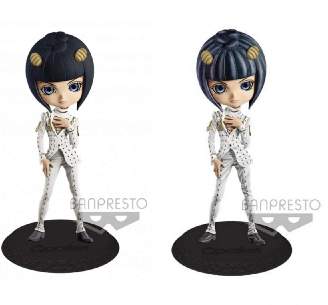 Amazon Com Banpresto Jojo S Bizarre Adventure Golden Wind Q Posket Bruno Bucciarati 2set Multicolor Toys Games