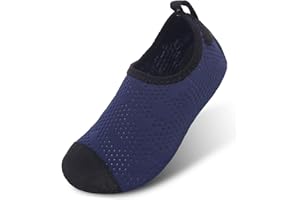 JIASUQI Kids Boys and Girls Summer Athletic Water Shoes Aqua Socks for Beach Swimming Pool