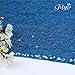 Trlyc 20Ft W by 10FT H Sparkly Turquoise Sequin Backdrop Curtain for Wedding Halloween Thanksgiving Day Christmas