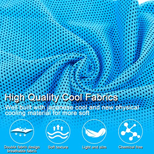 MENOLY-10-Pack-Cooling-Towel-Ice-Towel-Microfiber-Towel-Soft-Breathable-Chilly-Towel-for-Sports-Gym-Yoga-Camping-Running-Fitness-Workout-More-Activities-10-Colors