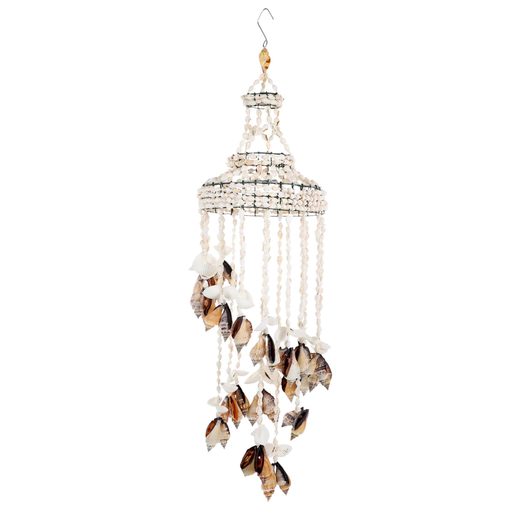 Garneck Conch Sea Shell Wind Chime Hanging Ornament Wall Decoration Hanging Pendant Stylish Hanging Ornament Hanging for Home Living Room