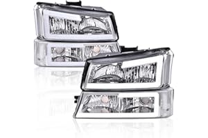 G-PLUS LED Headlights Compatible with Chevy Avalanche Silverado 1500 2500 HD 3500 2003-2006/Fit Chevy Silverado 1500 2500 350