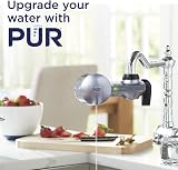 PUR PFM350V Faucet Mount Water Filter Metallic Grey Tool-Free Installation view 8