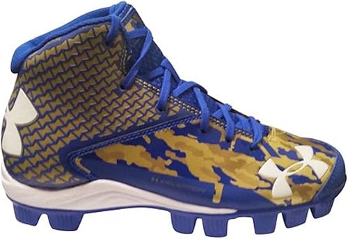 blue and gold under armour cleats