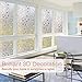 ACMETOP Window Film Privacy No Glue, Privacy Window Film for Windows & Doors, Self Static Decorative Window Film for Home Office Kitchen Living Room UV Protection (17.5 x 78.5 in)
