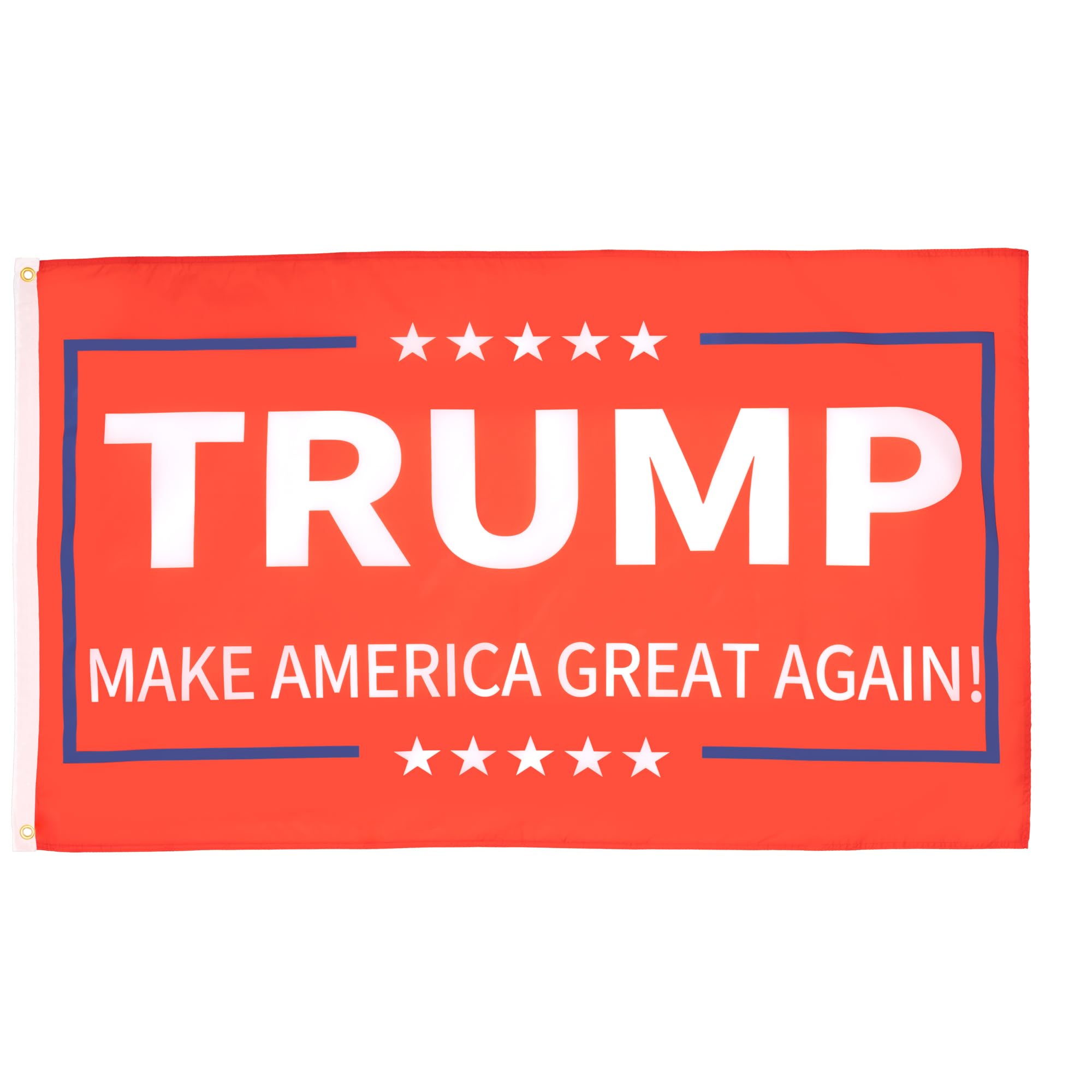 AZ FLAG - Donald Trump Red Flag - 3x5 Ft - 100D Polyester Us President Banner with Two Metal Grommets - Fade Resistant - Vivid Colors - 3' x 5' Feet - 150x90 Cm