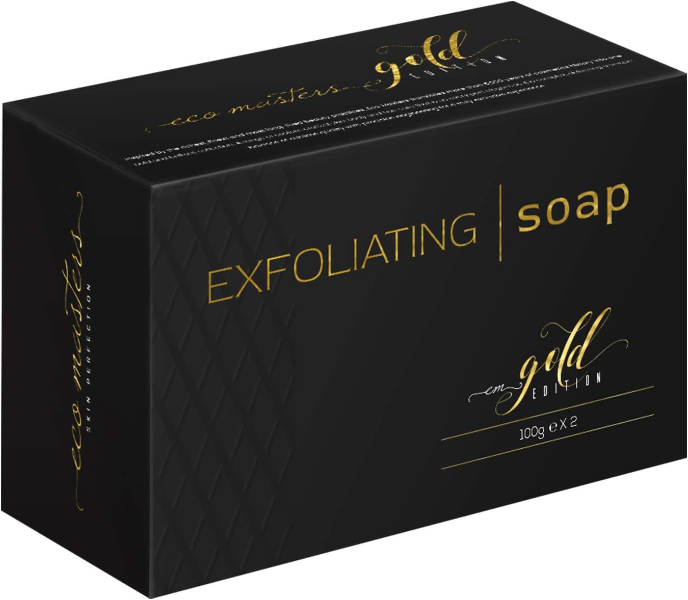 Eco Masters Deep Cleansing Exfoliator Soap (Pack Of 2) - Face & Body Cleaning Antibacterial Soap, Fights Germs, Cleans Skin & Exfoliates, Dual Anti-Bac & Skin Care - Sensitive Skin Friendly