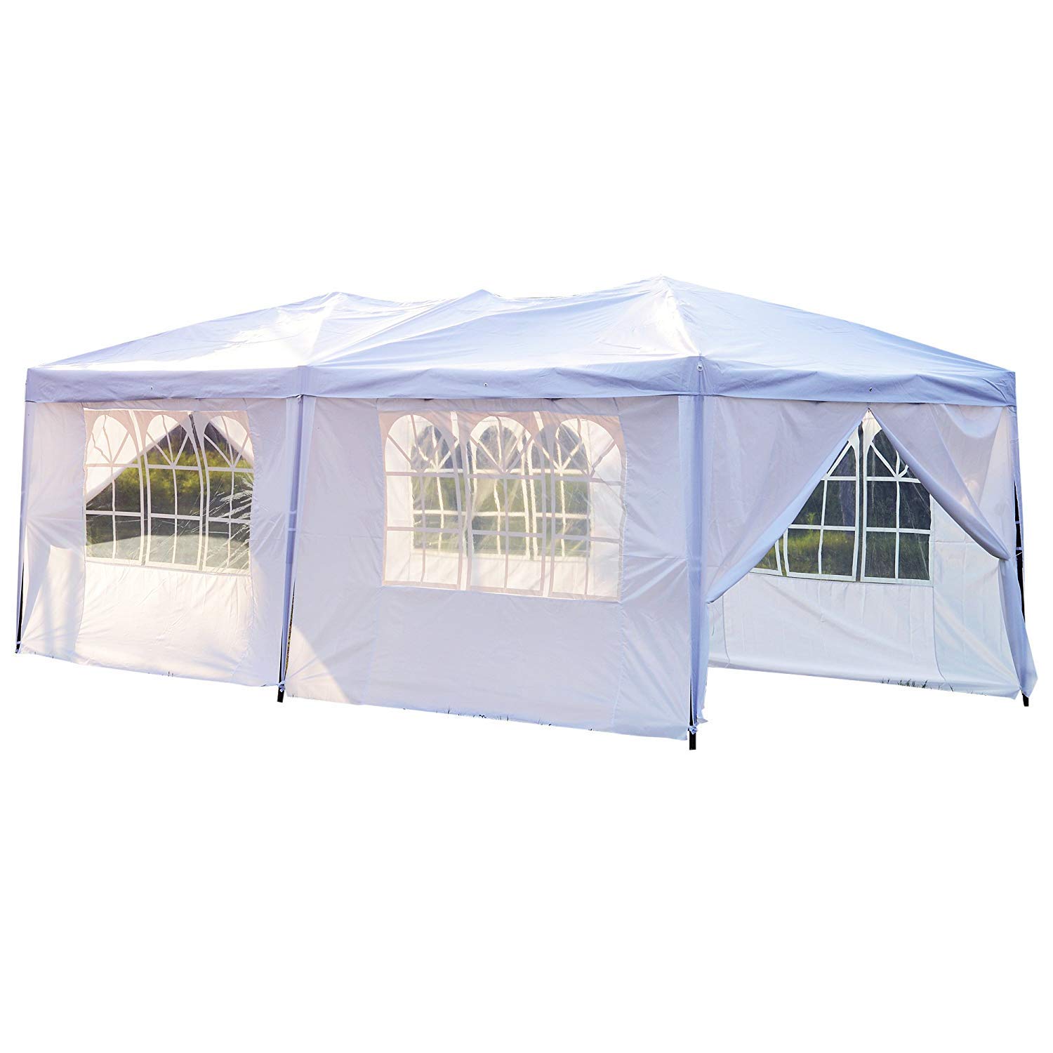 Amazoncom Peaktop 10x30 Outdoor Party Wedding Tent Canopy Gazebo