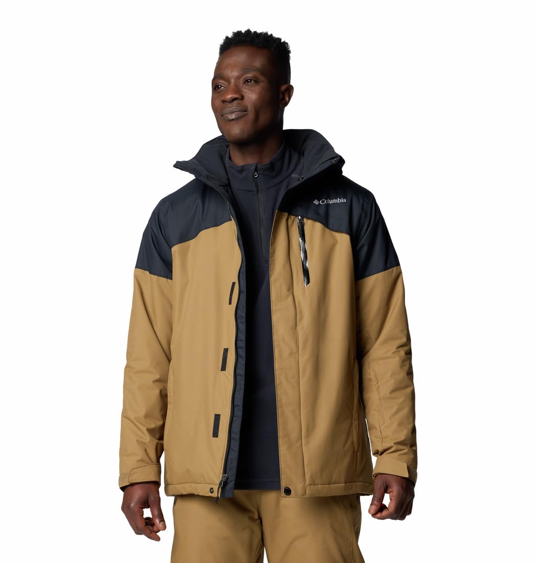 Columbia Men’s Last Tracks II Jacket, Delta/Black, X-Large