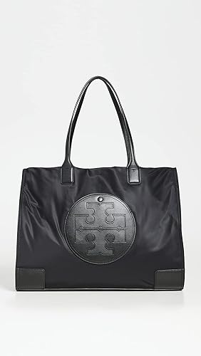 Tory Burch Women's Ella Tote, Black, One Size in Oman Whizz Totes
