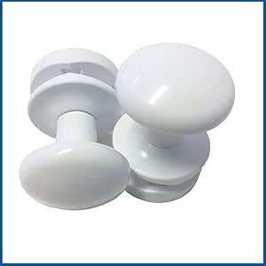 PRIME 2 pieza Blanco toallero Albornoz Soporte toalla ganchos colgadores. Para radiadores de baño