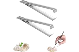 Garlic Peeling Tweezers, Garlic Peeler Skin Remover, Stainless Steel Garlic Tweezer Peeler Skin Remover Tool, Tweezers Pliers