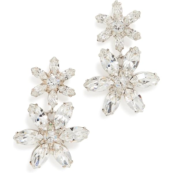 Amazon.com: Jennifer Behr Women's Estee Earrings, Crystal