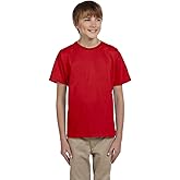 By Gildan Gildan Youth Ultra Cotton 6 Oz T-Shirt - Red - L - (Style # G200B - Original Label)