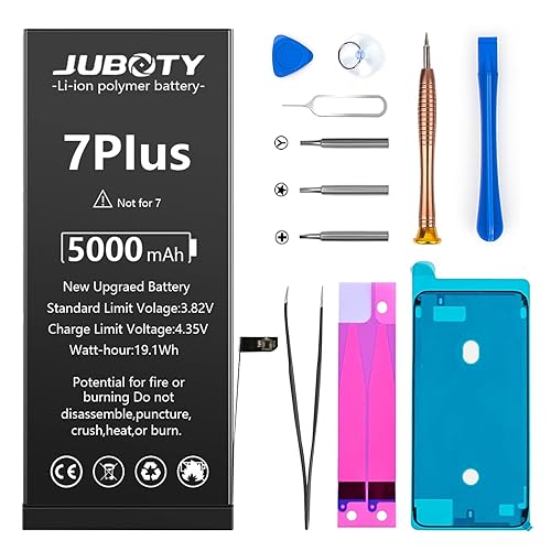 JUBOTY Battery for iPhone Plus 5000mAh, Li-ion Internal New - Main Image