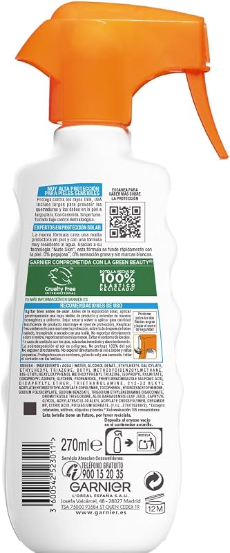 Delial Sensitive Advanced Spray Protector Corporal FPS50, 270 ml