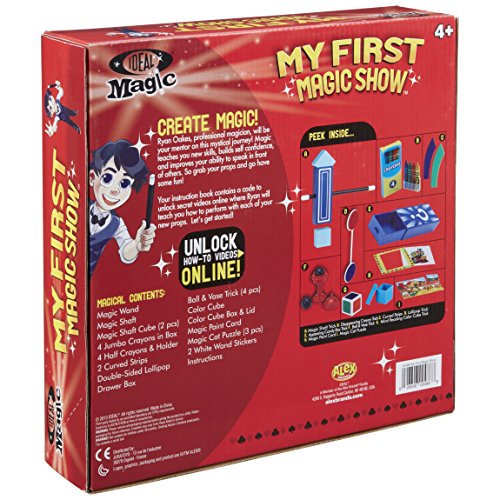 Alex Toys Ideal Magic, My First Magic Show, Learn 25 Easy Tricks with