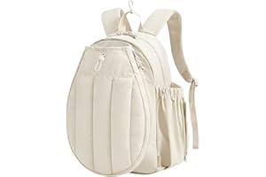 Qraatosi Tennis Racket Bag, Backpack, Racket Compartment, Waterproof Pickleball Bag, Outdoor Sports