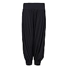 Fast Fashion Damen Haremshose Plus Größe Klar Voller Länge