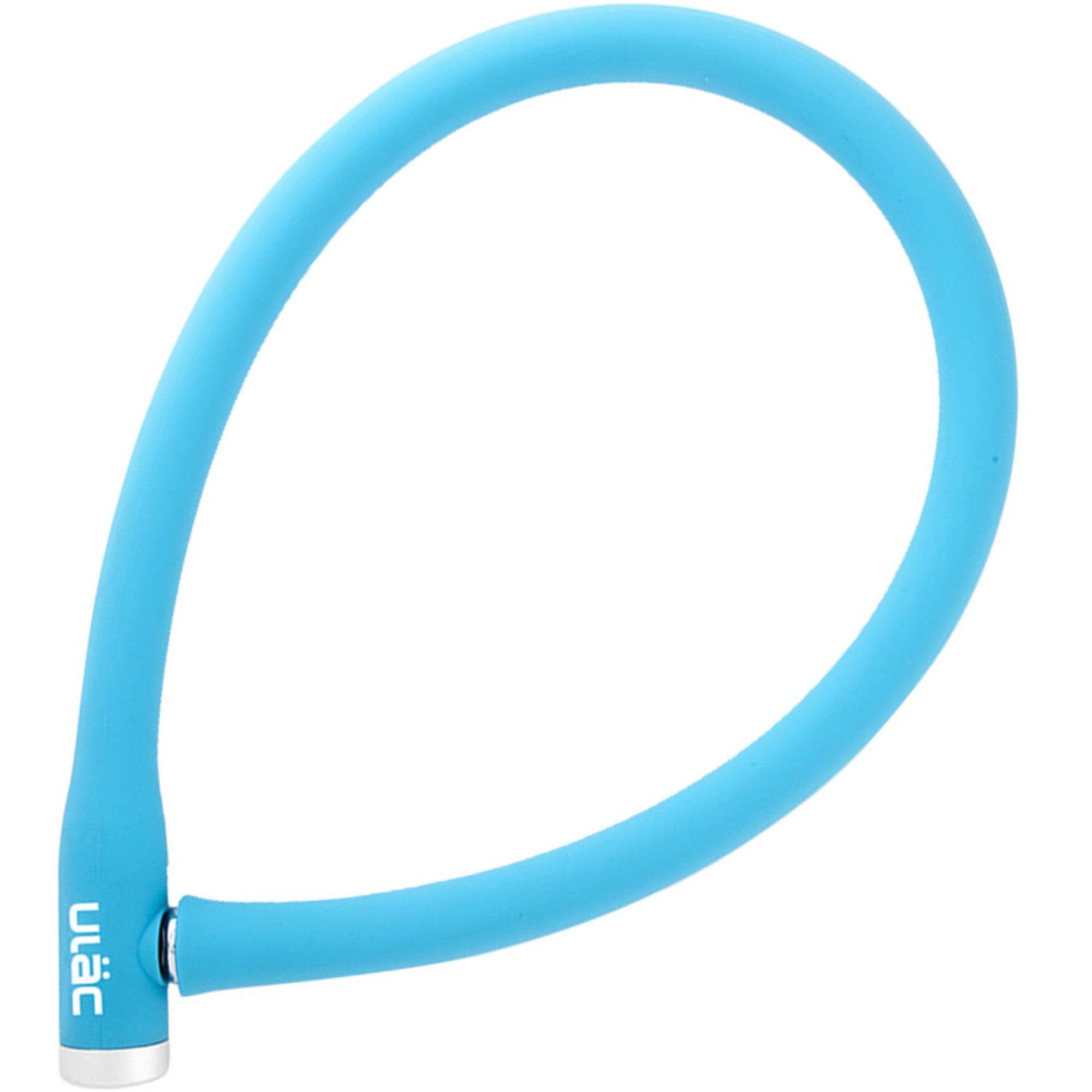 ULAC - Berlin Cable Lock with Key | Includes 3 Point Keys | Up to 500 Combinations | Convenient Transport | Printed Silicone Design