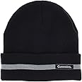 Cummins Black Cuffed Beanie with Reflective Stripe