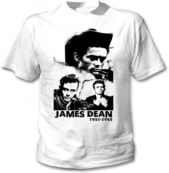 teesquare1st Men's James Dean Actor 19311955 White Tshirt Amazon.co