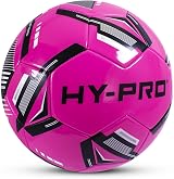 Hy-Pro Reflex 2.0 Football Size 5 Pink - Training & Match Ball PVC 30-Panel view 3