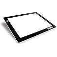 U.S. Art Supply Lightmaster USB Powered 18.75" Diagonal Pro Artist Size (A4) 9"x12" LED Lightbox Board - 5-Volt Light Bright Thin 3/8" Profile LED Light Box Pad with 110V AC Power Adapter, USB Adapter