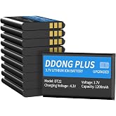 10Pack 1200mAh Battery for RT22 [2026 New Version] for Retevis RT22 Battery | Battery for RT22 Walike Talkies, RT15, RT19, RT22 Batteries, X6 WLN KD-C1, ZS-B1 Two Way Radio Battery
