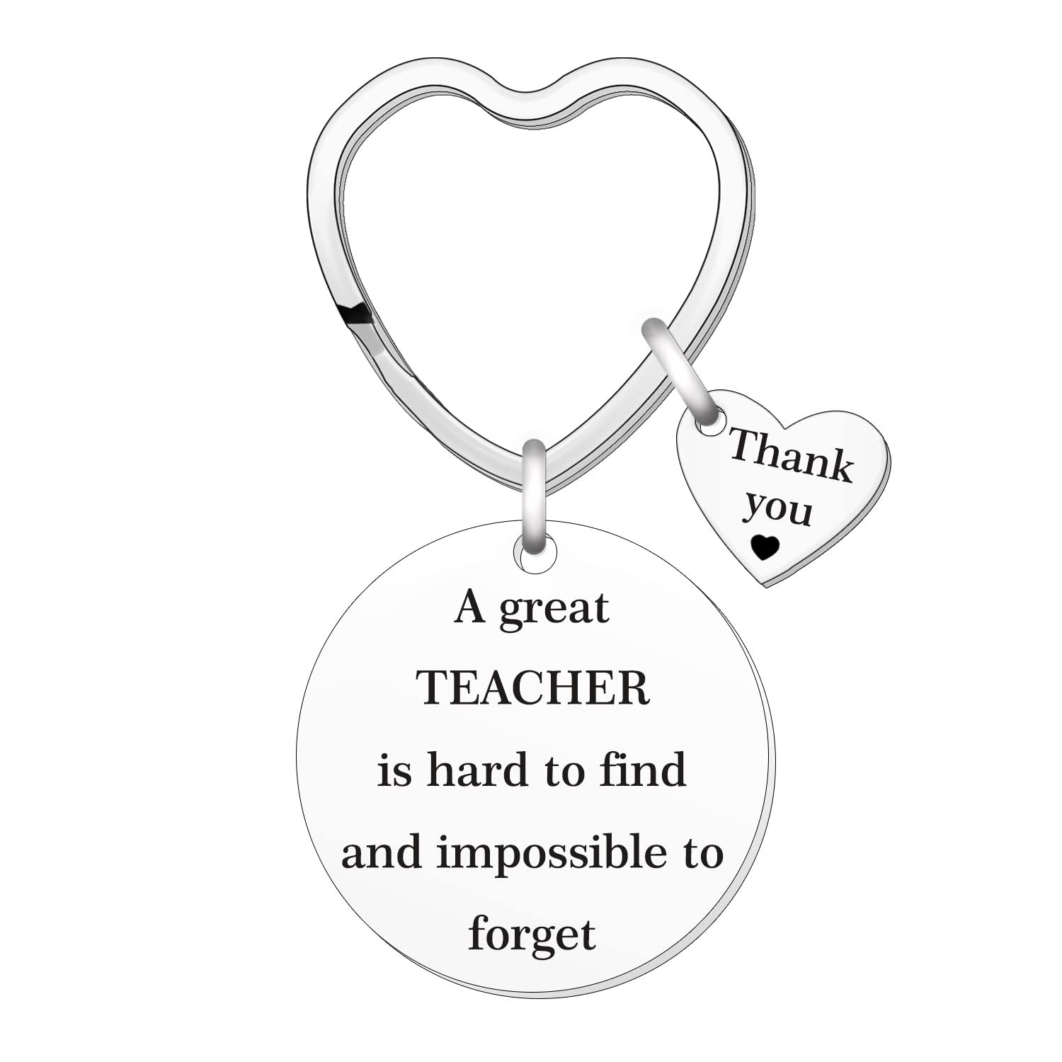 STYFA Teacher Keyring Gifts Teacher Appreciation Gift Teacher Gifts for Women Men on Teachers Day Birthday Graduation Keychain