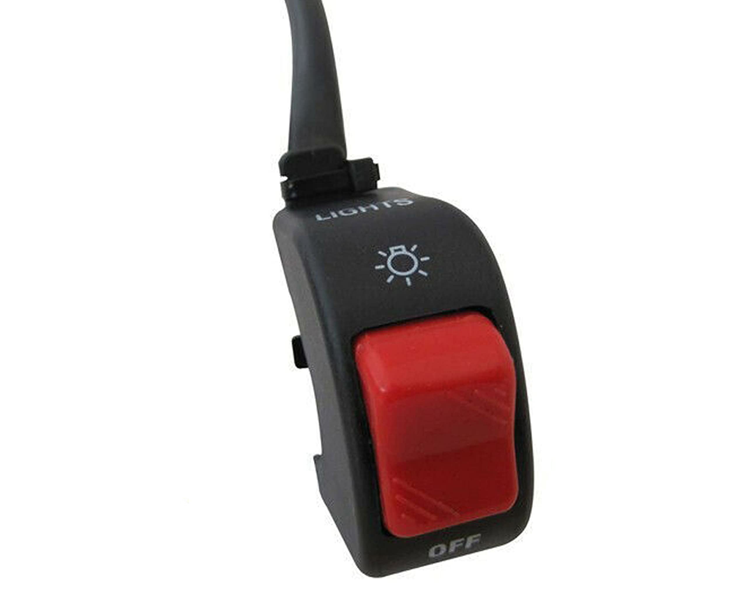 Motorbike Headlight Spot Fog Light Switch fits 22mm 7/8 inch handlebars