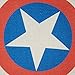 Mary's Home Superman Batman Green Lantern Captain America, Iron Man, the Flash Cotton & Linen Pillowcase Decorative Throw Pillow Cover (Captain America)