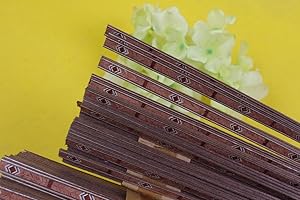 25pcs Guitar Strip inlay Luthier Figured Purfling Wood Inlay 640x6x1.0mm Fine guitar parts Binding