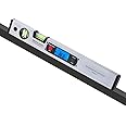 RISEPRO 16-inch Digital Spirit Level and Protractor, Torpedo Level, Inclinometer Angle Gauge Finder Bubbles Magnetic Base with Backlight