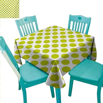 Amazon Com Lime Green Fabric Dust Proof Table Cover Nostalgic