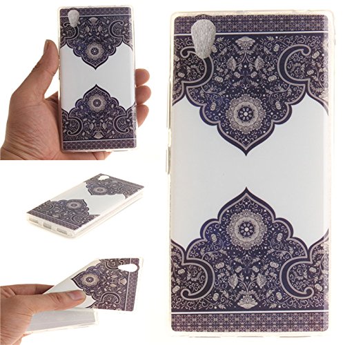 Lenovo P70 Case, Ngift [Datura flowers] Soft Skin Slim Silicon Case Cover [Drop Protection] TPU Case Cover for Lenovo P70 Case