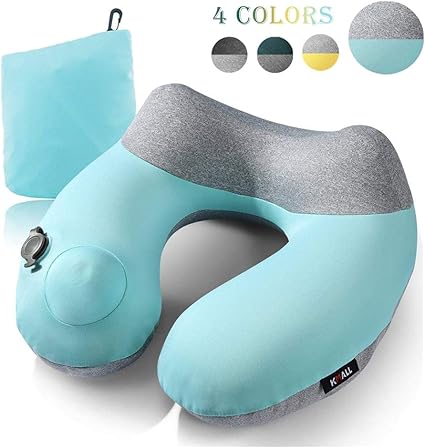 Amazon Com Kmall Inflatable Travel Pillow Compact Travel Pillows