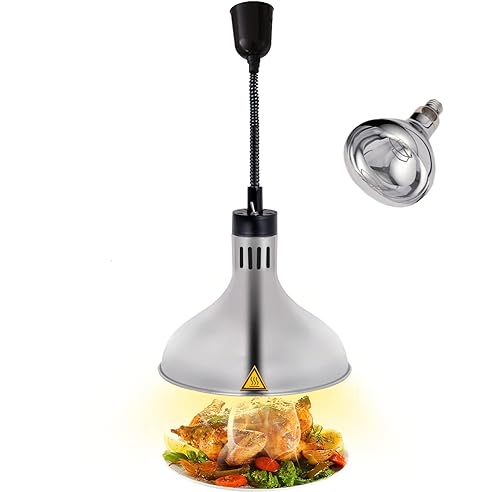 Food Heat Lamp Retractable Heat Lamp for Restaurant Heating Lamp