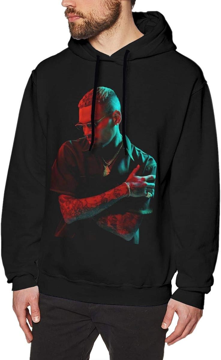 Denise K Steinbach Chris Brown Men's Hoodies Sweater Fashion Long Sleeve Top Hooded Sweatshirts