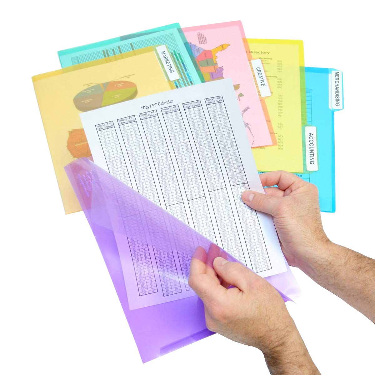 PocketFile Document Folder Parent (3rd-Cut Tabs, Set of 72)