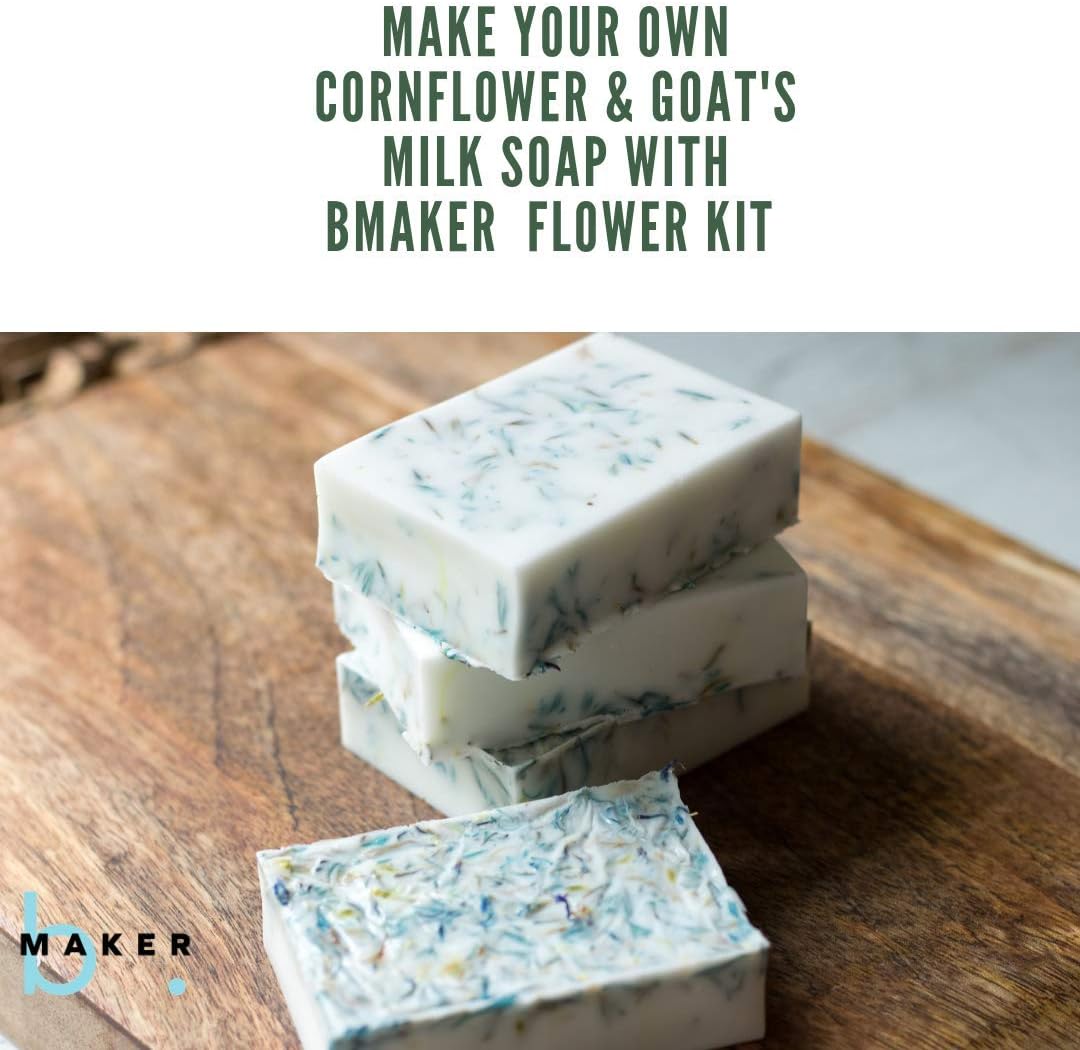 bMAKER All-Natural Goats Milk Melt and Pour Soap Base (2lb Blocks) - Moisturizing and Nourishing M&P Base Soap Making Supplies - Suitable for Sensitive or Dry Skin: Arts, Crafts & Sewing