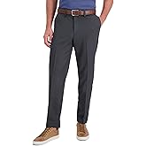 Haggar Men's Cool 18 Pro Slim Fit Flat Front Super Flex Waistband Casual Pant