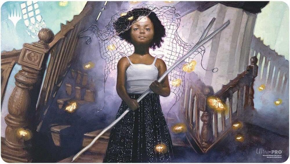 Ultra PRO - MTG Duskmourn Playmat Commander Ft. Aminatou, Veil Piercer for Magic: The Gathering, Use as Mousepad, Desk Mat, Protects MTG Cards During Gameplay — image 1