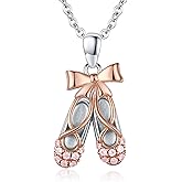 KoyeKei Music/Dance Necklace Gifts for Women 925 Sterling Silver Jewelry Graduation Gifts for Her